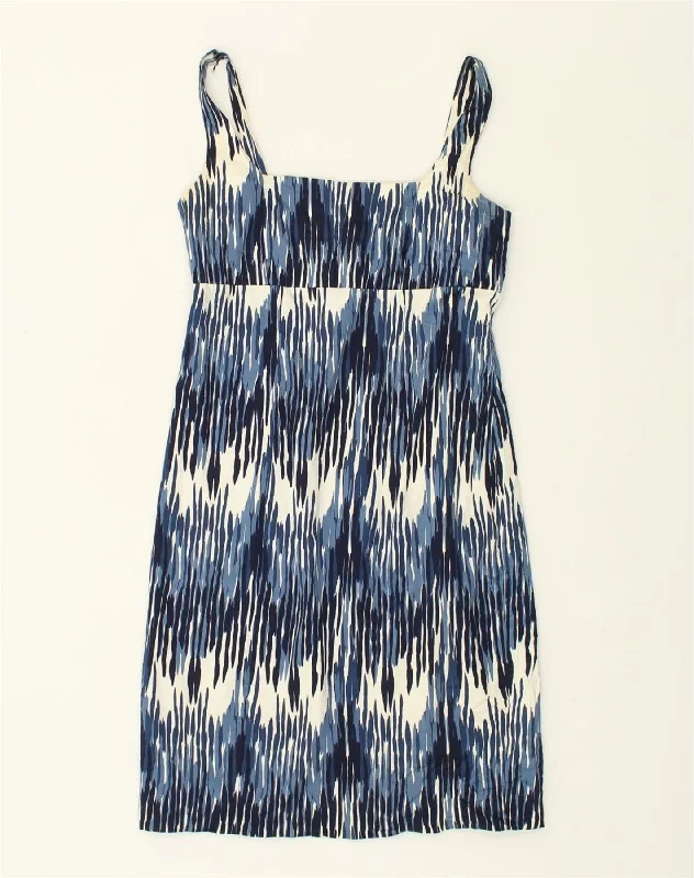 CALVIN KLEIN Womens Sundress US 6 Medium Blue Cotton