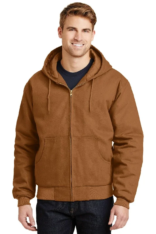 CornerStone - Duck Cloth Hooded Work Jacket. J763H Fleece Jacket Down Jacket Feather Jacket CornerStone - Duck Cloth Hooded Work Jacket. J763H Fleece Jacket Down Jacket Feather Jacket