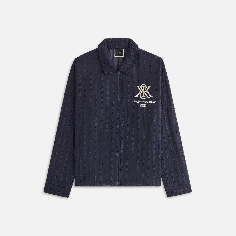 Kith Women Kieran Crest Coaches Jacket - Nocturnal Print Jacket Jacquard Jacket Patchwork Jacket Kith Women Kieran Crest Coaches Jacket - Nocturnal Print Jacket Jacquard Jacket Patchwork Jacket