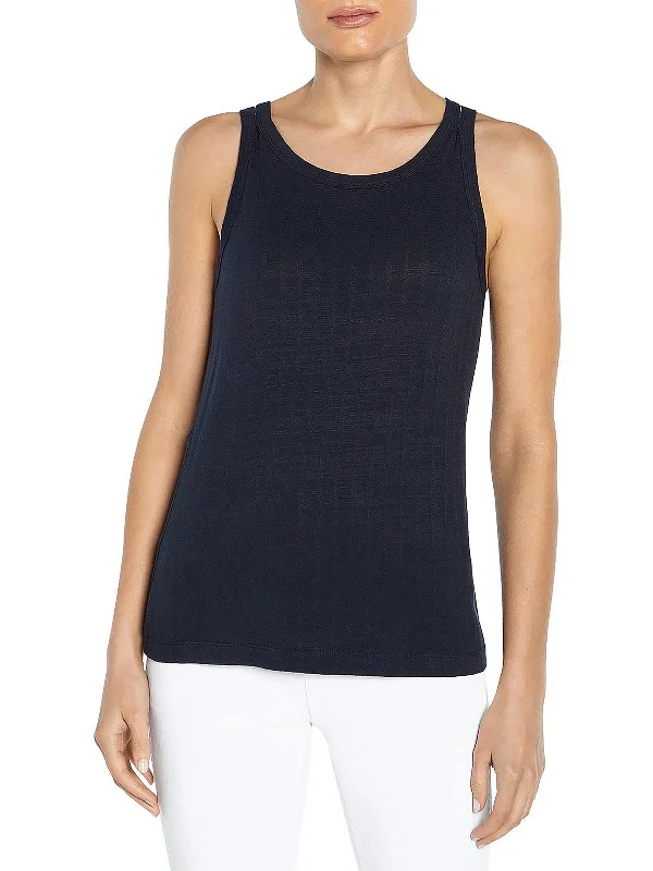 Womens Pointelle Sleeveless Tank Top sexy tank top