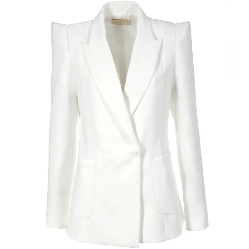 FUTURISTIC BLAZER "SAMANTHA" IN WHITE Women's Trendy Blazer