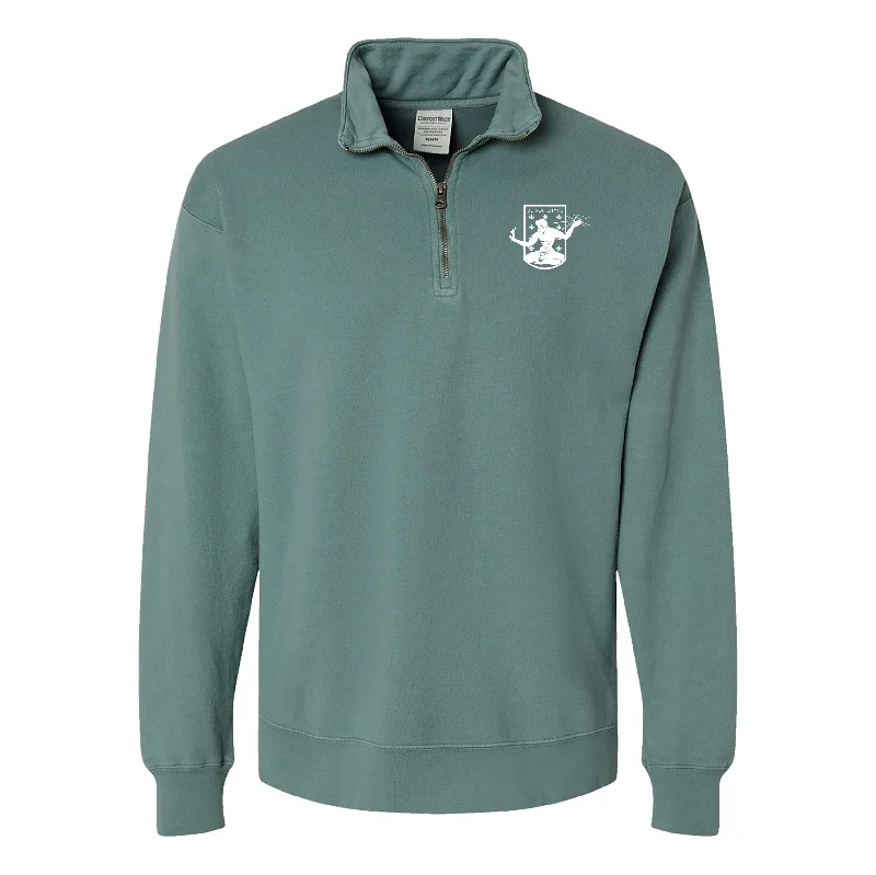 DCFC 1/4 Zip Fleece Pullover- Cyprus Chunky Knit Pullover