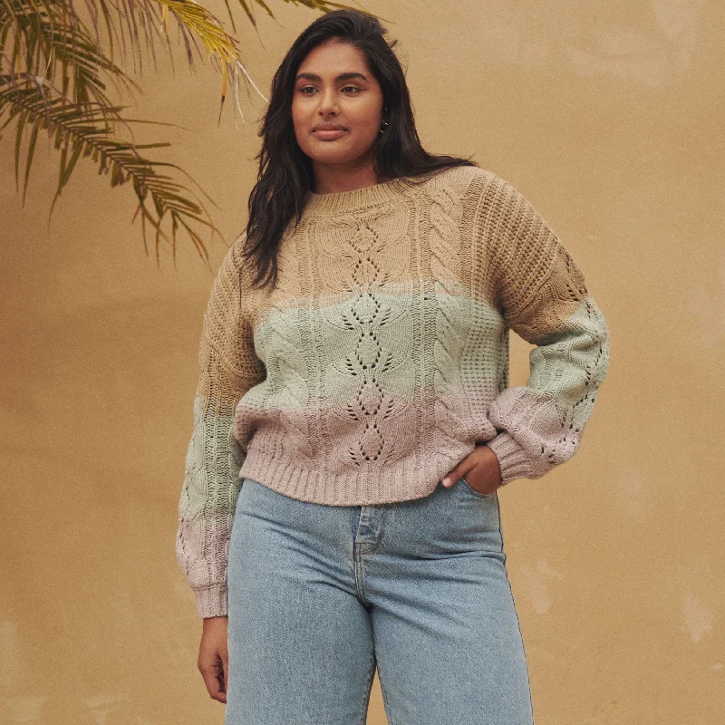 Midsummers Dream Knit Pullover Cable Knit Chunky